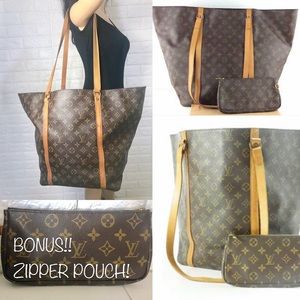 ✅XL JUMBO✅LOUIS VUITTON TOTE & ZIPPER POUCH